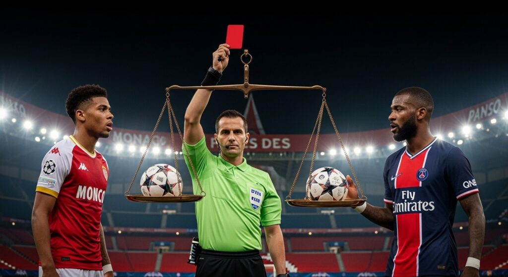 Carton Rouge Coulibaly PSG Monaco : Pocognoli Crie Injustice