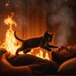 Chaton Sauve Son Maître d’un Incendie Mortel