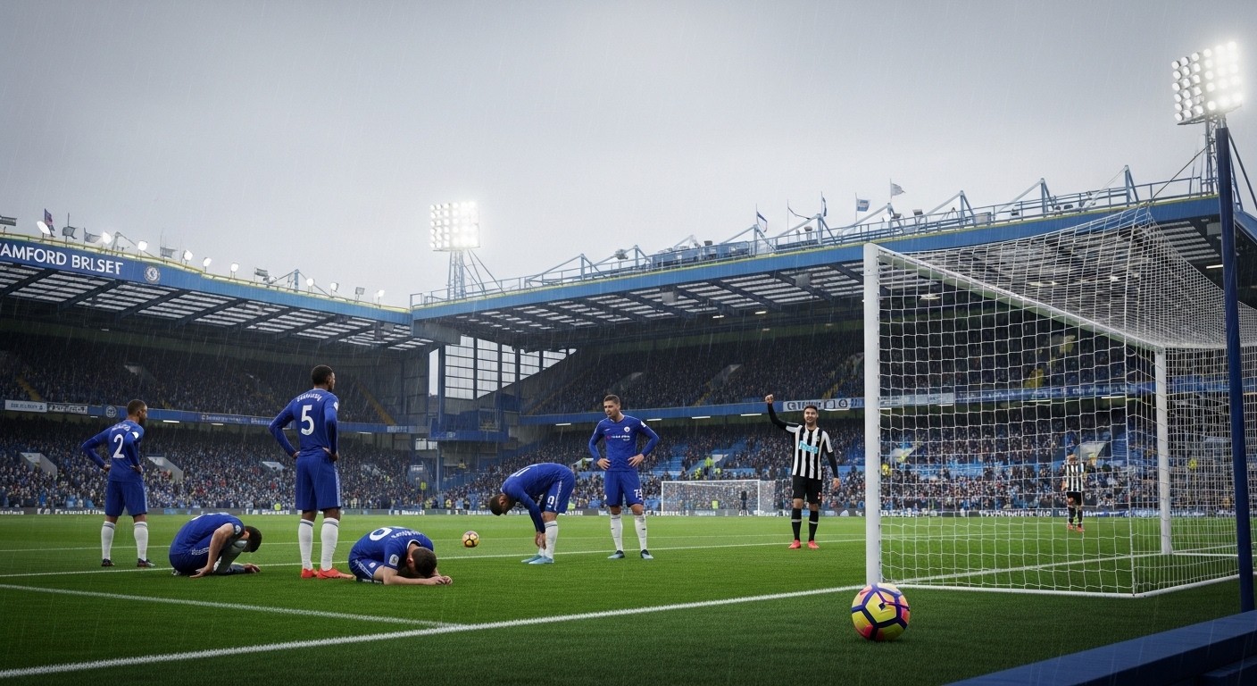 Après la lourde défaite contre le PSG en Ligue des champions, Chelsea chute à domicile face à Newcastle (0-1). Analyse complète de la crise actuelle des Blues et perspectives pour le retour européen.
