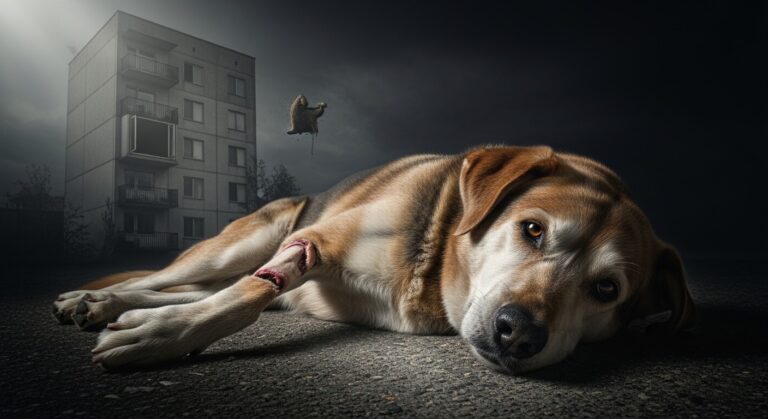 Chien Jeté du 4e Étage à Saint-Malo : Un Miracle de Survie