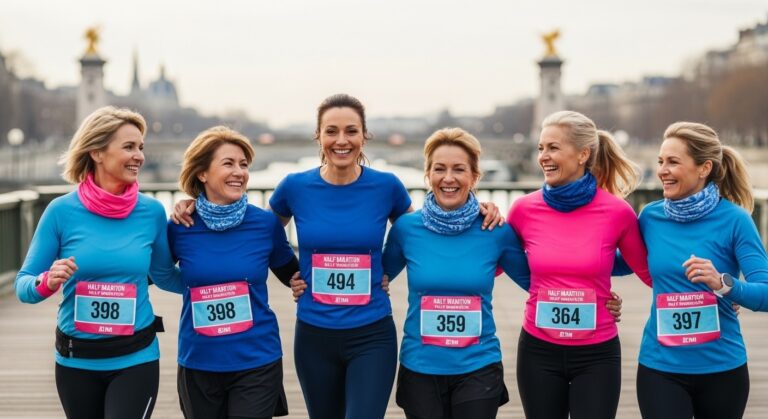 Cinq Amies Bretons Défient le Semi-Marathon de Paris