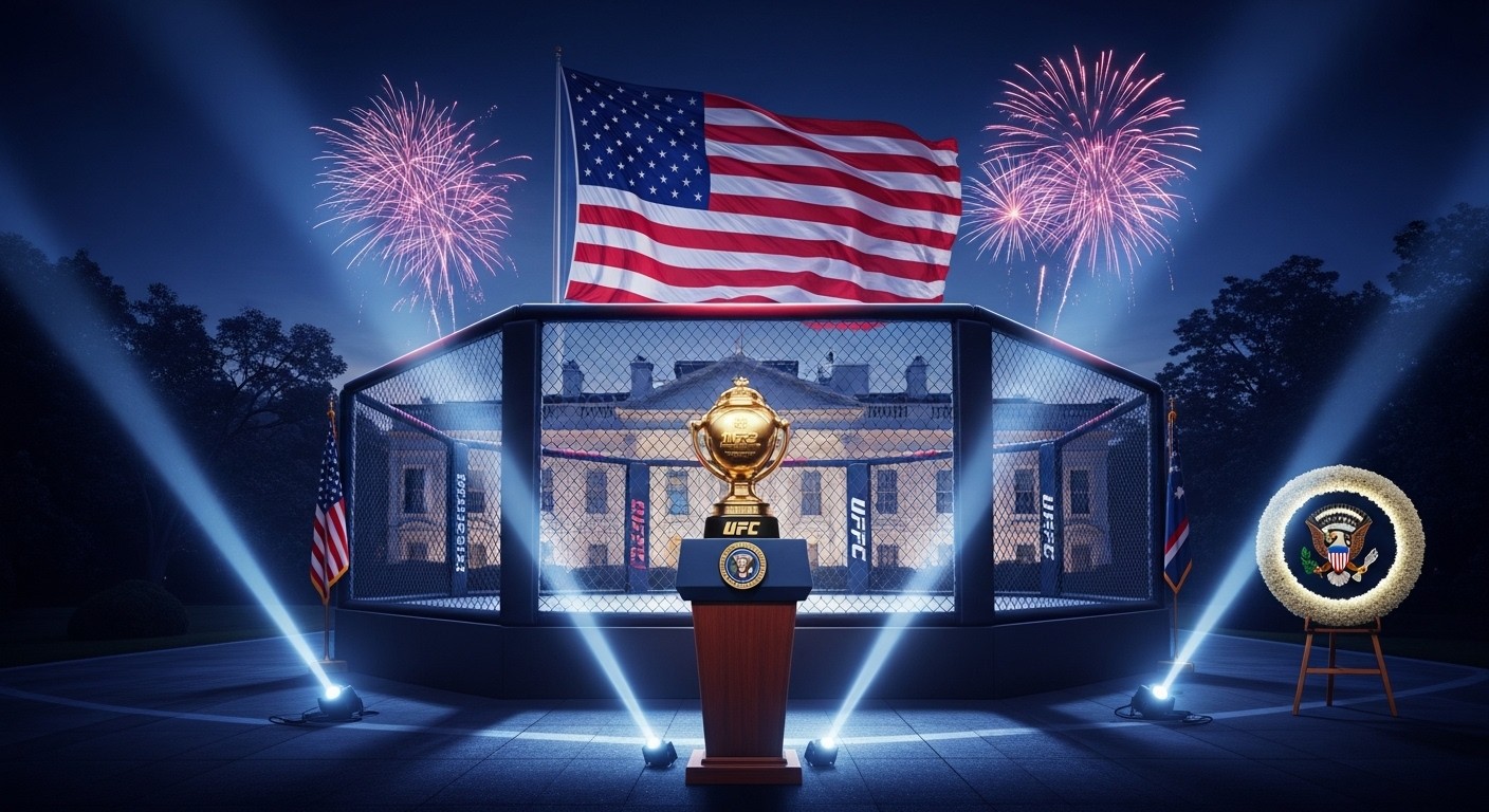 Découvrez les coulisses explosives du combat Ciryl Gane contre Alex Pereira pour le titre intérimaire UFC des lourds, organisé à la Maison Blanche pour les 80 ans de Donald Trump. Un événement historique qui promet du feu !