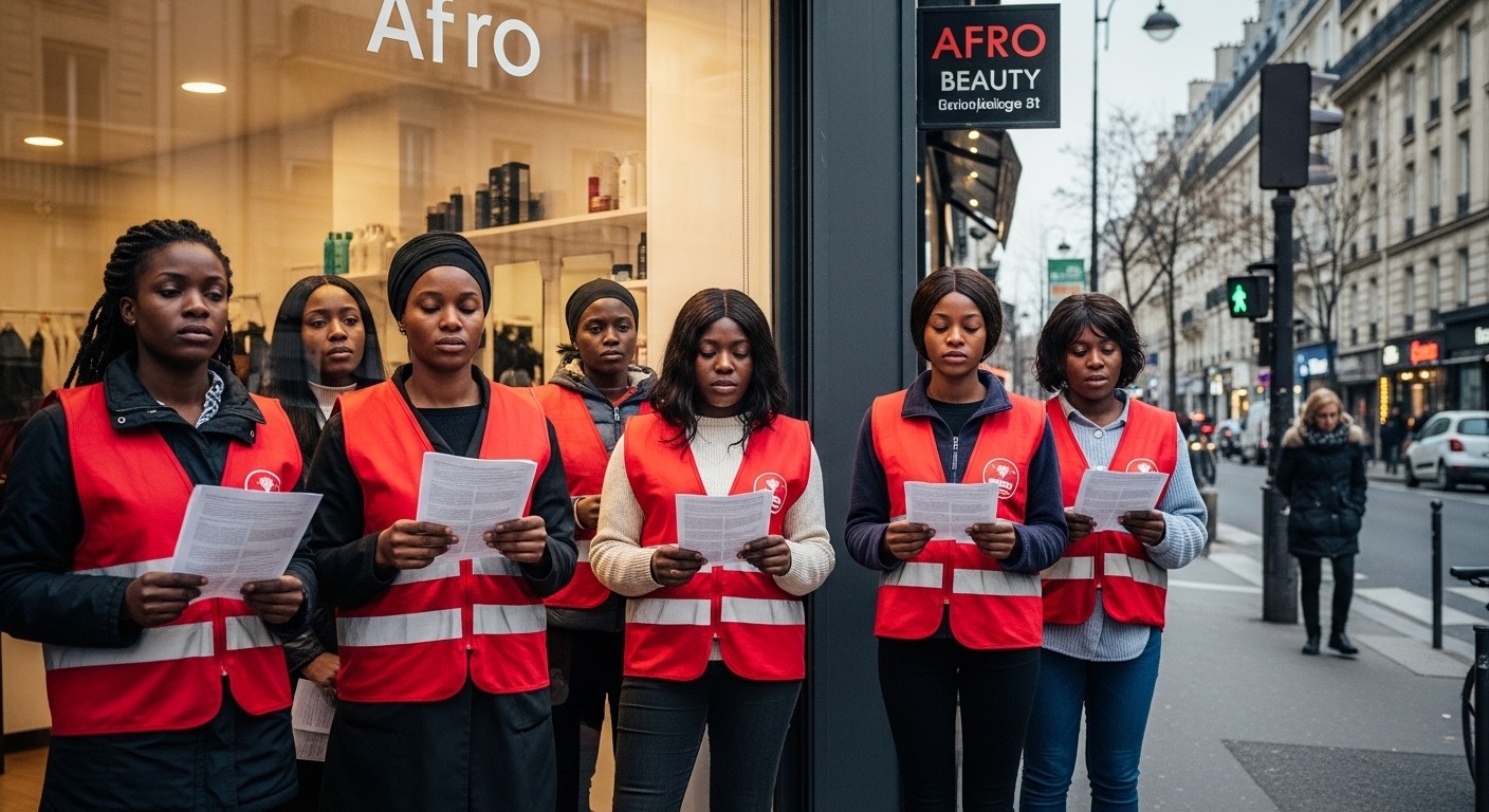 À Paris, des coiffeuses et esthéticiennes d'un salon afro du Xe arrondissement ont lancé une grève illimitée pour réclamer leurs salaires impayés depuis des mois, dénonçant exploitation, produits toxiques et absence de congés. Un cri d'alarme sur le travail précaire.