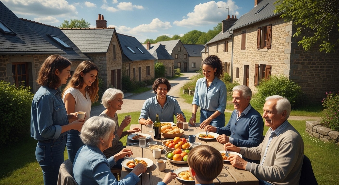Découvrez comment un village de Corrèze revit grâce à une colocation unique entre jeunes de la protection de l'enfance et seniors. Un modèle intergénérationnel qui change des vies et redonne espoir aux territoires ruraux.
