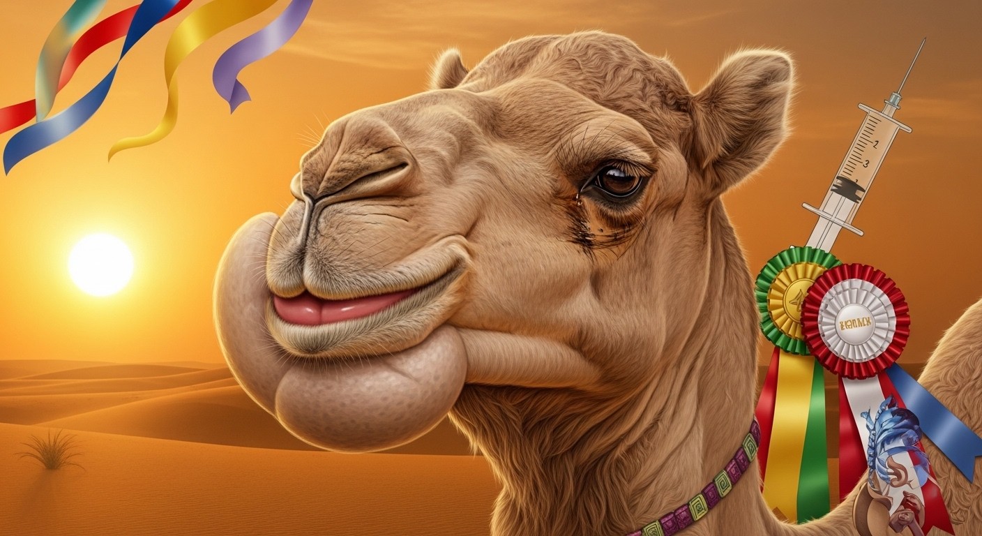 Scandale au concours de beauté de chameaux à Oman : 20 animaux disqualifiés après des injections de Botox et fillers pour perfectionner bosses et visages. Décryptage d'une tricherie qui interroge sur la vanité et le bien-être animal.