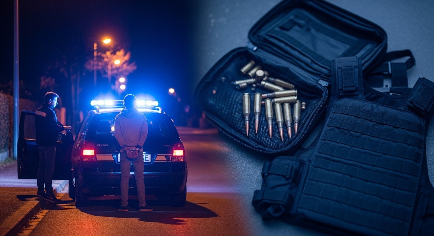 Découvrez comment un simple contrôle routier à Bagneux a révélé un stock impressionnant de près de 200 munitions et un gilet tactique chez un jeune de 22 ans. Détails et implications.