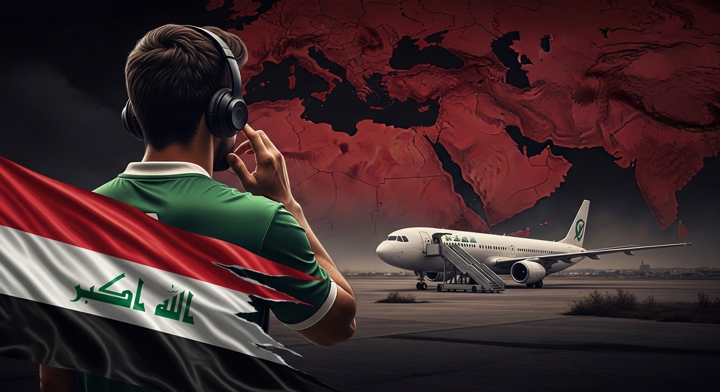 Découvrez pourquoi l'équipe d'Irak pourrait rater son barrage qualificatif pour la Coupe du Monde 2026 au Mexique : espace aérien fermé, visas impossibles et chaos régional. Un rêve brisé par la géopolitique ?