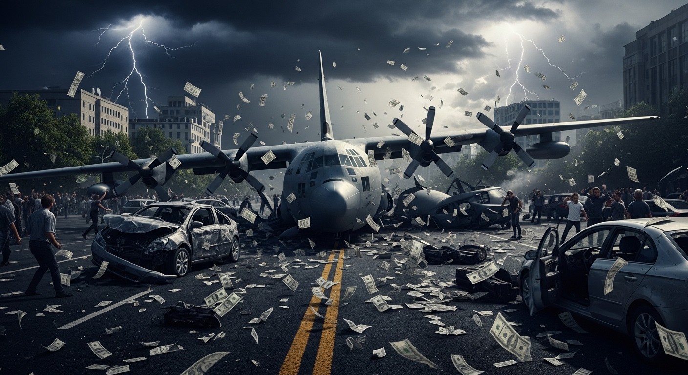 Tragique crash d'un avion militaire bolivien transportant des billets près de La Paz : 22 morts, chaos et argent éparpillé. Découvrez les détails et conséquences de cet accident dramatique.