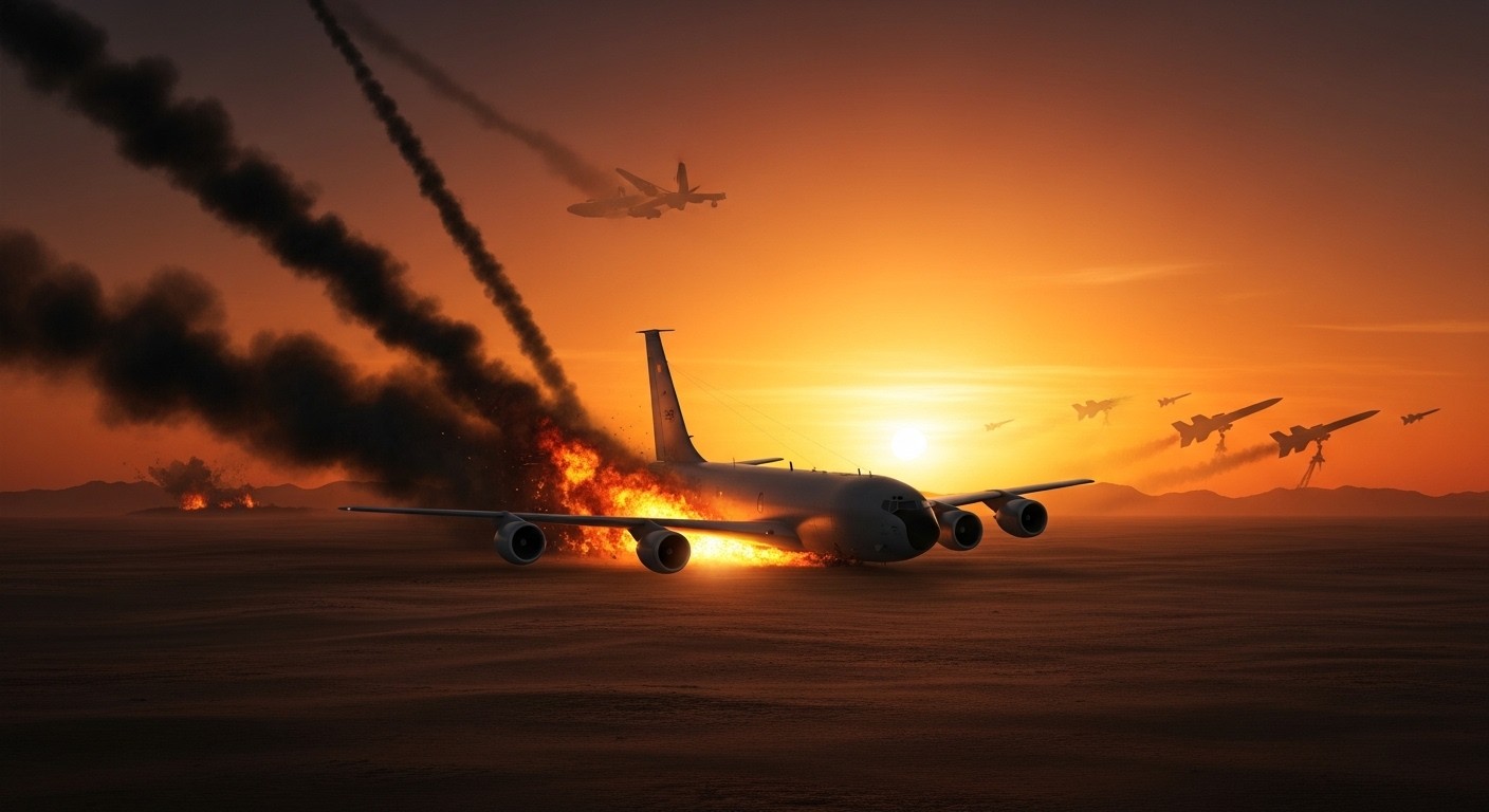 Avion ravitailleur américain KC-135 s'écrase en Irak : six morts. L'Iran affirme un tir de missile, les États-Unis parlent d'accident. Décryptage du crash au cœur des tensions Moyen-Orient.