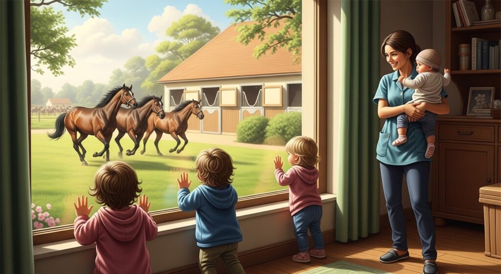 Crèche Inédite à Chantilly pour Enfants des Pros des Courses