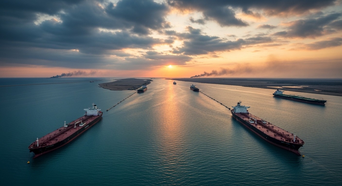 Seulement neuf navires ont traversé le détroit d'Ormuz récemment contre 138 par jour. Découvrez l'impact de la guerre sur le pétrole mondial et l'économie globale.