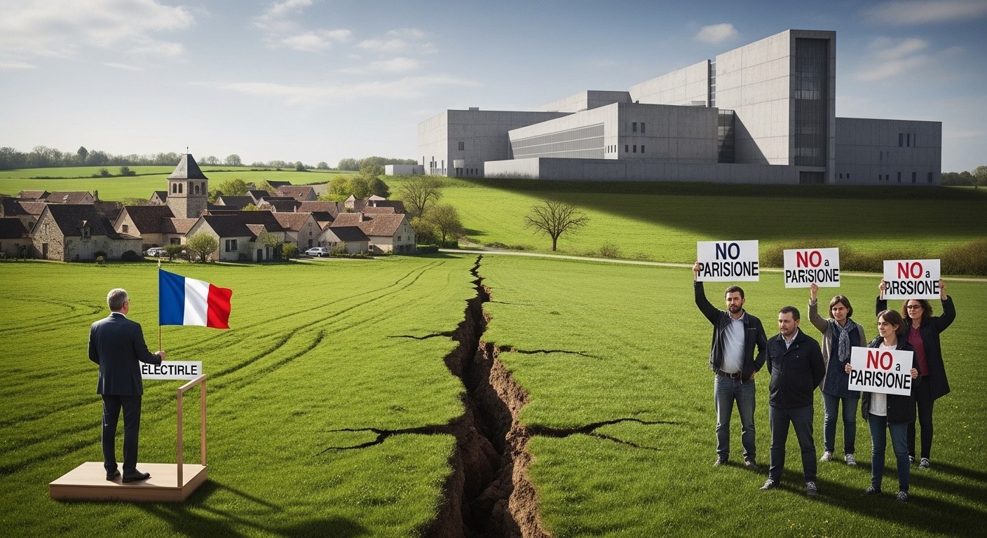 À Crisenoy près de Melun, le projet de centre pénitentiaire de 1000 places divise : le maire sortant et un militant associatif, unis contre la prison, s'opposent aux municipales 2026. Trahison ou ambition ?