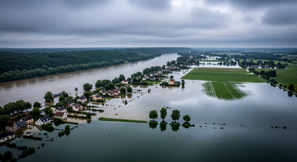 Crues en France : Quatre Départements Encore en Alerte Orange