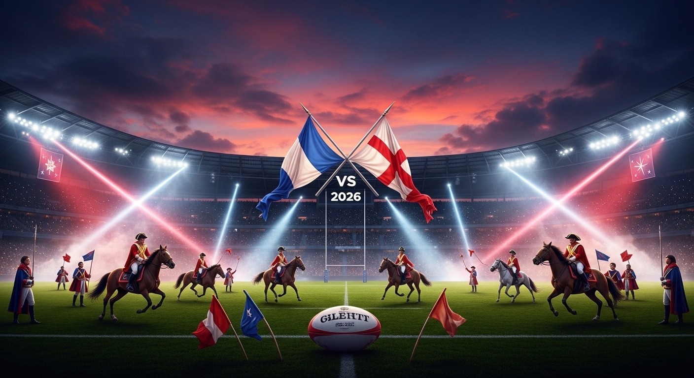 Découvrez le show monumental de 7 minutes avec figurants, chevaux et lumières pour les 120 ans du Crunch France-Angleterre au Stade de France. Un avant-match historique !