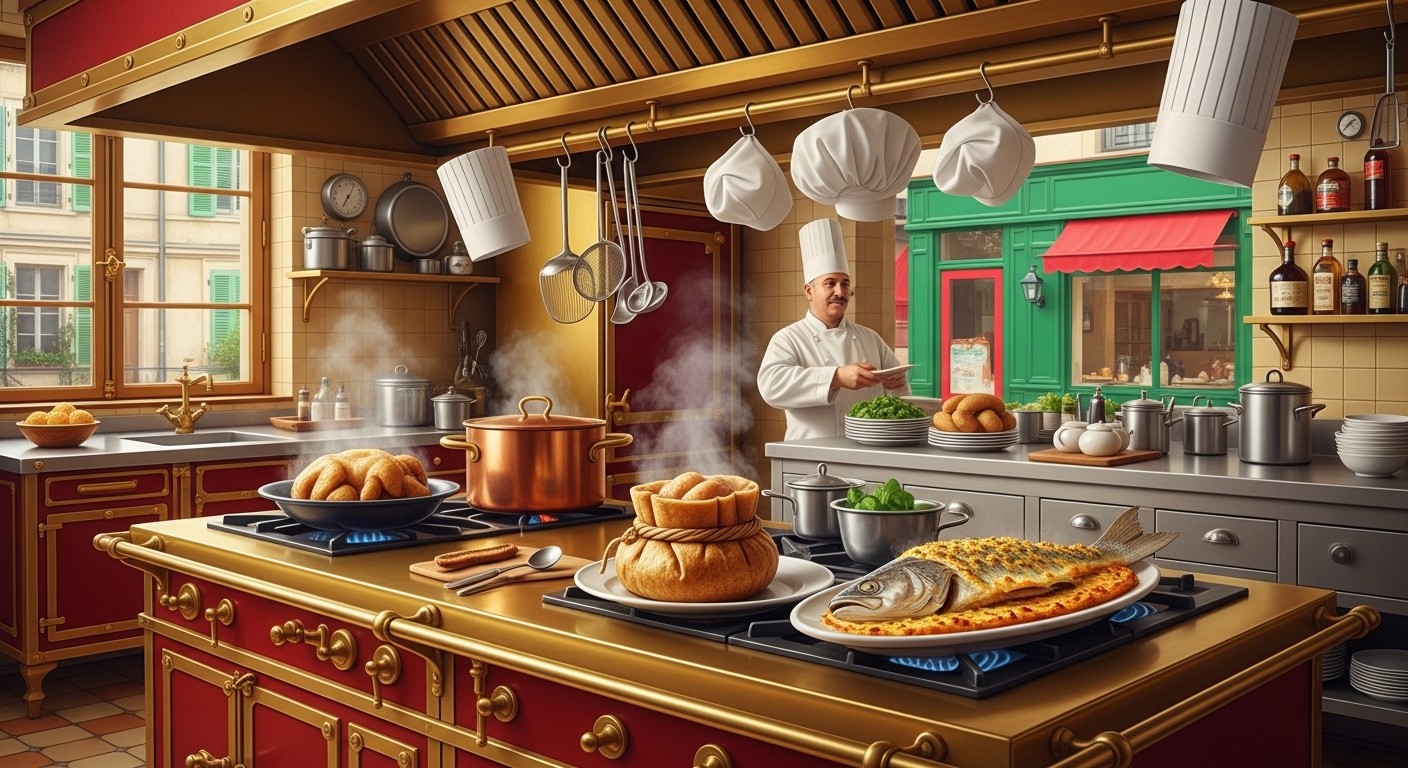 Plongez au cœur du légendaire restaurant Paul Bocuse à Collonges-au-Mont-d'Or, où l'âme du chef plane encore. Hommage vibrant pour ses 100 ans, tradition et modernité se rencontrent dans une expérience culinaire inoubliable.