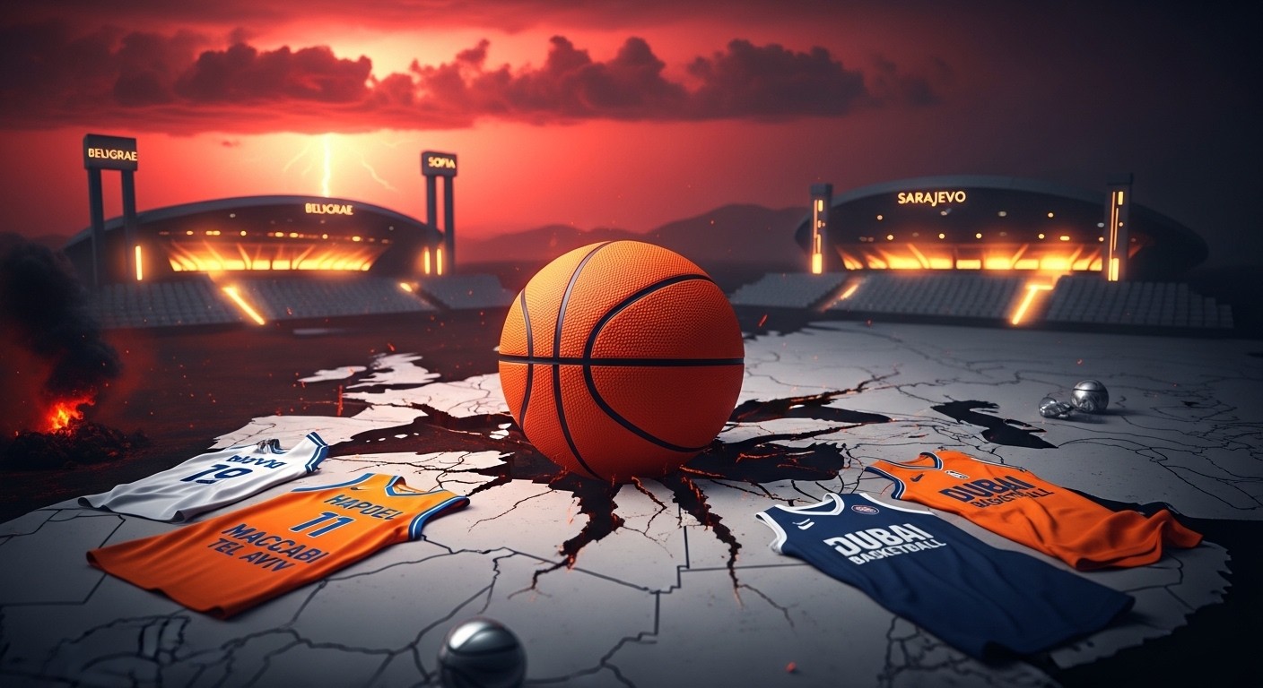 L'Euroligue délocalise Maccabi, Hapoël Tel-Aviv et Dubaï Basketball à Belgrade, Sofia et Sarajevo suite à la guerre au Moyen-Orient. Matches reportés et défis logistiques analysés.