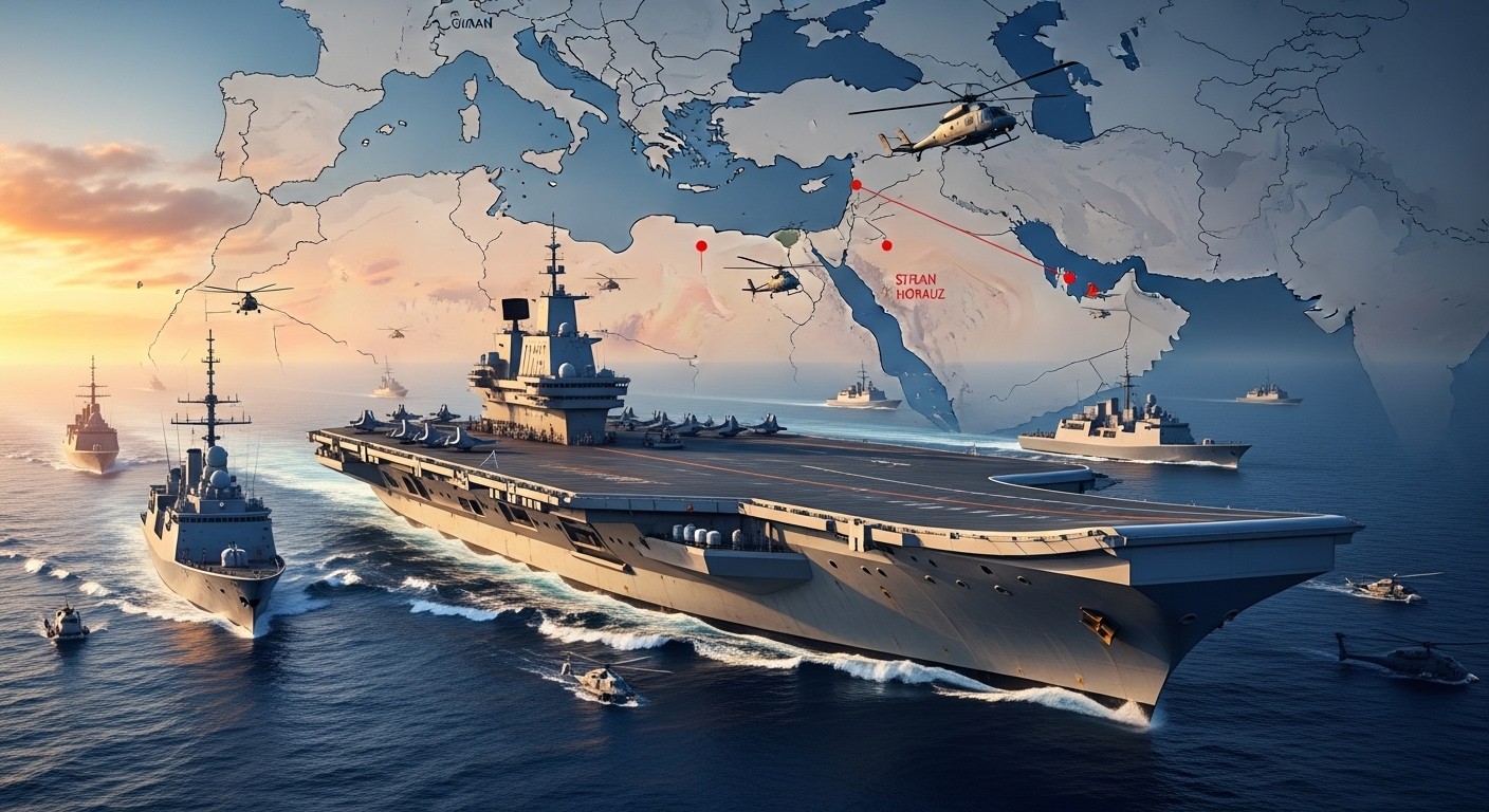 Découvrez comment la France mobilise porte-avions, frégates et porte-hélicoptères au Moyen-Orient face aux tensions. Un signal fort de puissance et de défense en 2026.