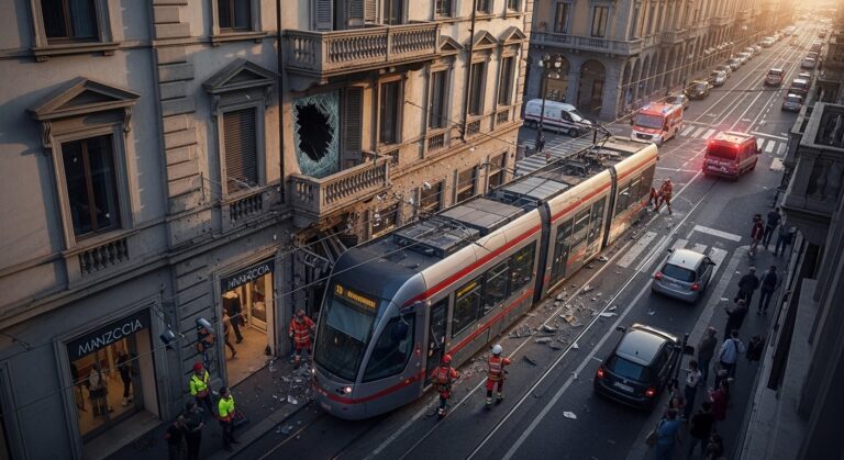 Déraillement Tram Milan : Deux Morts et Chaos en Plein Centre