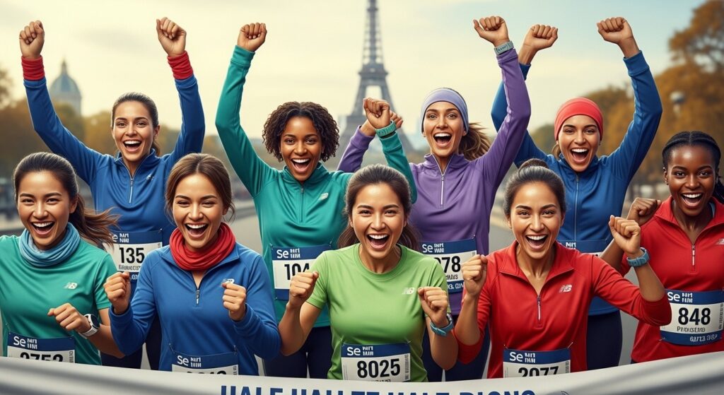 Des Femmes des Quartiers Relèvent le Défi du Semi-Marathon de Paris