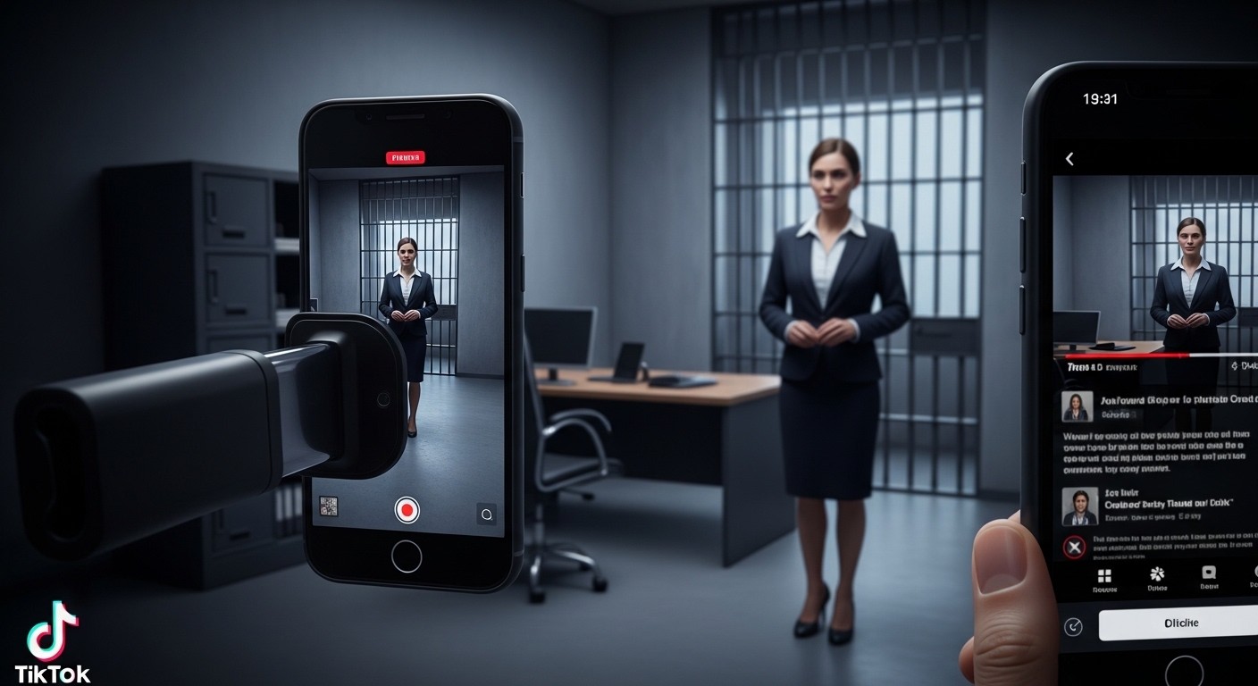 Un détenu filme en secret sa conseillère d'insertion lors d'un entretien confidentiel, la vidéo finit sur TikTok des années plus tard. Retour sur un procès qui pose de vraies questions sur la vie privée en milieu carcéral et les réseaux sociaux.