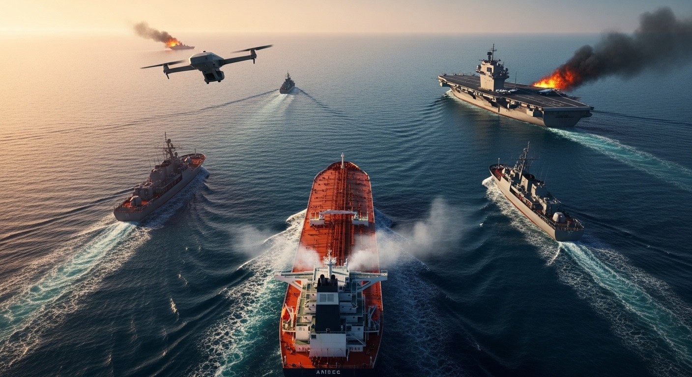 Les Gardiens de la Révolution revendiquent le contrôle total du détroit d’Ormuz, paralysant 20% du pétrole mondial. Trump promet des escortes US. Quelles conséquences économiques ?