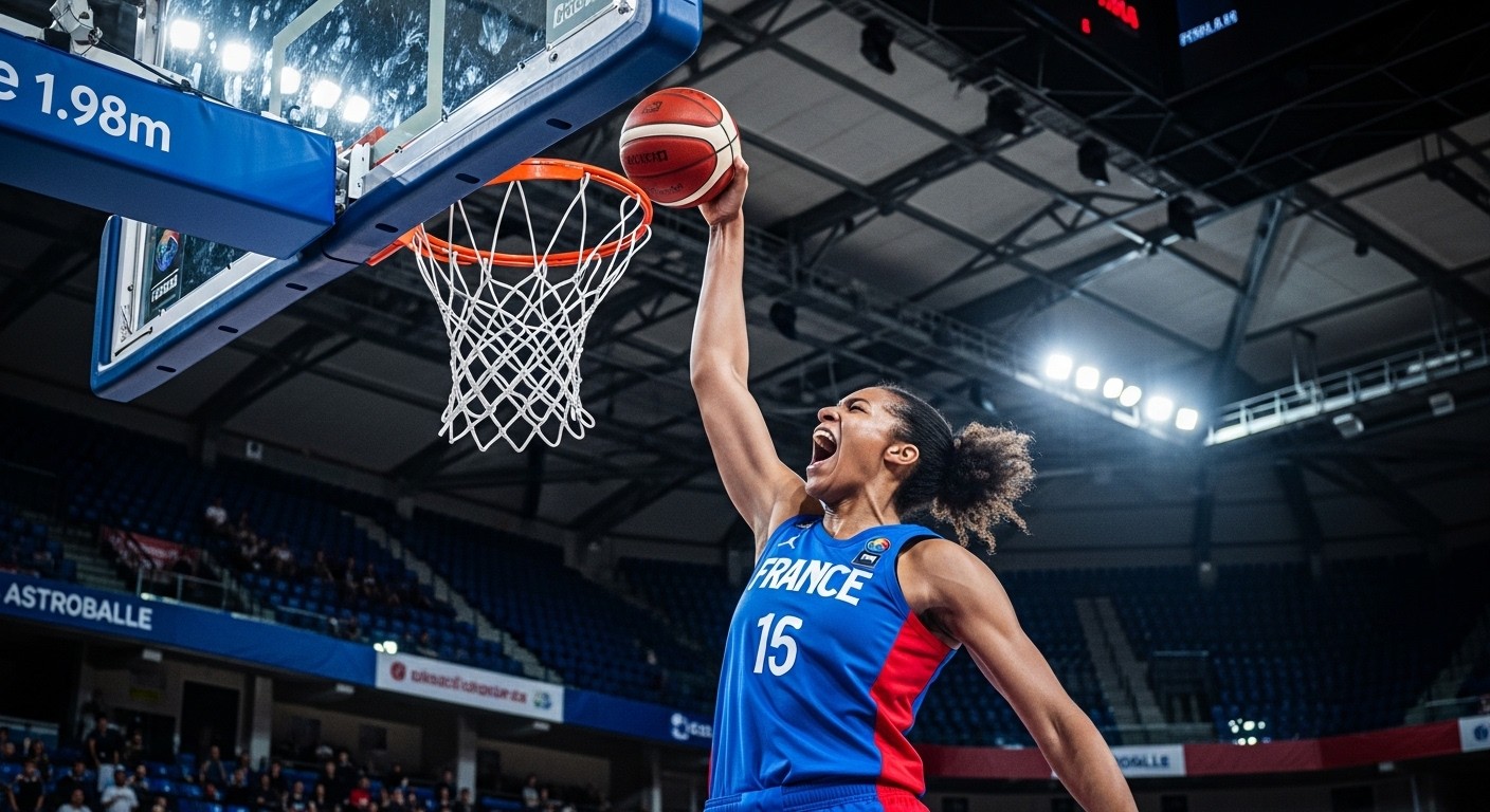 Découvrez comment Dominique Malonga a marqué l'histoire avec le tout premier dunk de l'équipe de France féminine contre les Philippines, ses 21 points et ses progrès fulgurants.