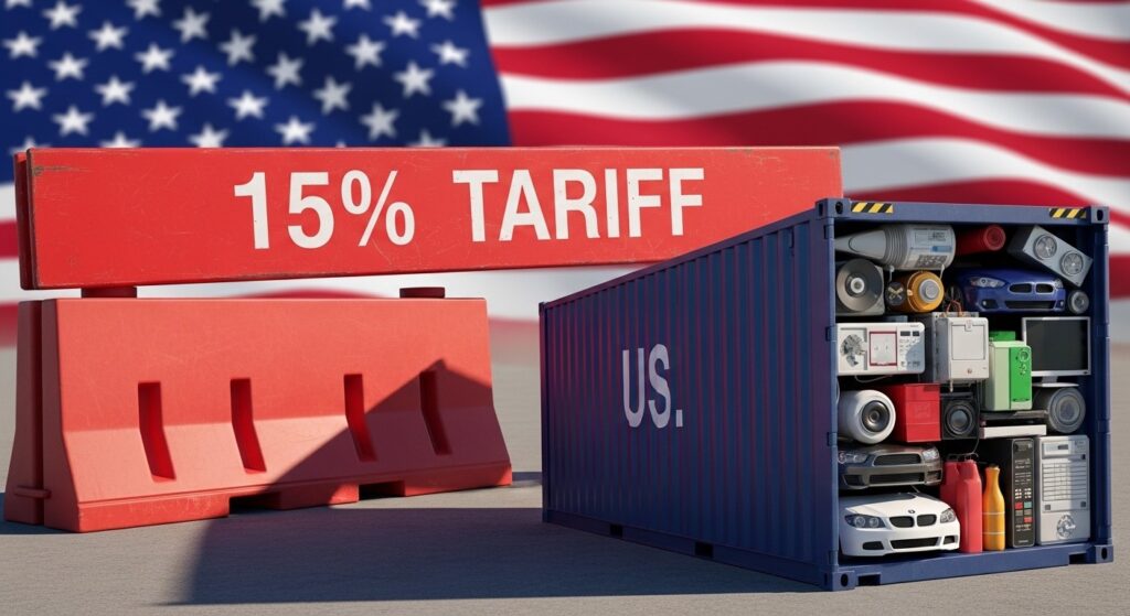 Droits de Douane US à 15 % : Hausse Imminente