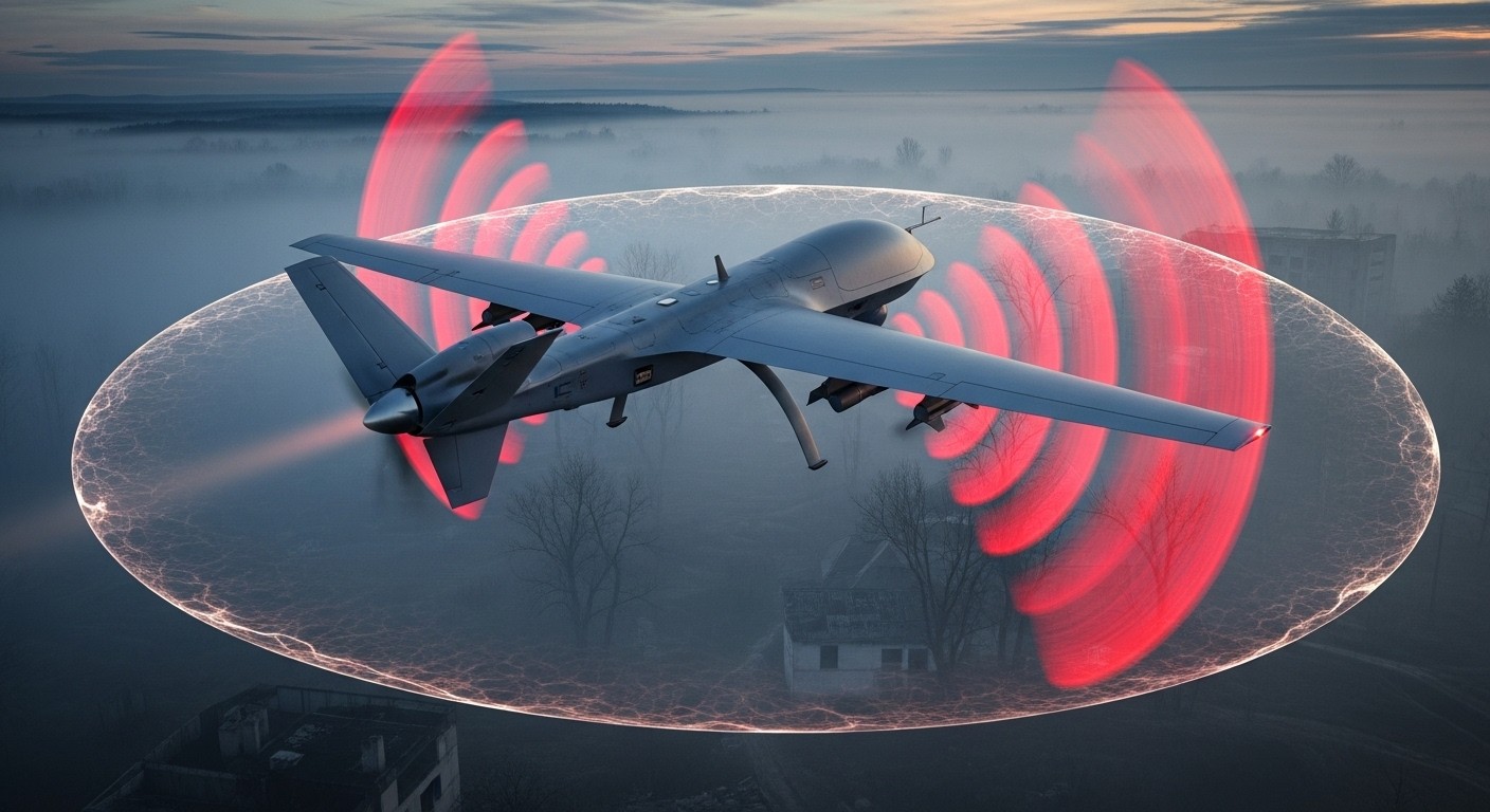 Découvrez le drone ATOM, outil de reconnaissance et frappe résistant au brouillage, capable de missions jusqu'à 50 km. Une innovation qui redéfinit la surveillance sur le front ukrainien.