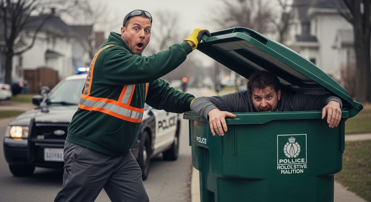 Un éboueur de l'Ohio fait une découverte hallucinante : un fugitif planqué dans une poubelle. Retour sur cette arrestation insolite après une course-poursuite rocambolesque qui a fait le buzz.