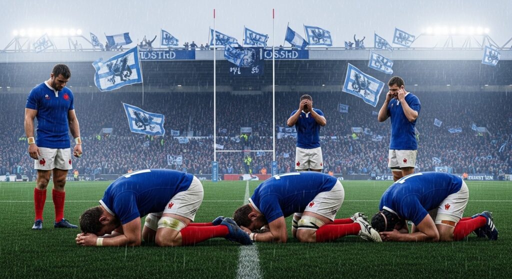 Écosse-France : Les Bleus Reçoivent une Leçon à Murrayfield