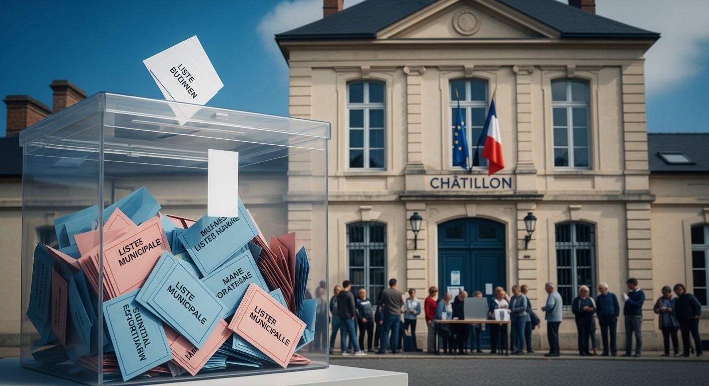 Découvrez les 4 listes candidates aux municipales 2026 à Châtillon (Hauts-de-Seine) : têtes de liste, enjeux locaux et mode de scrutin détaillé avant le vote du 15 mars.