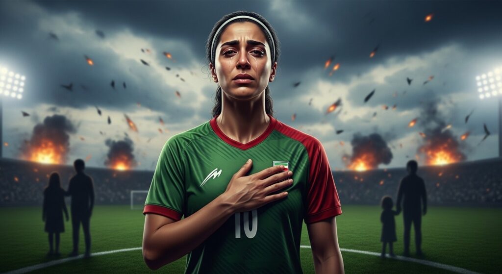 Émotion Intense des Footballeuses Iraniennes à la Coupe d&rsquo;Asie