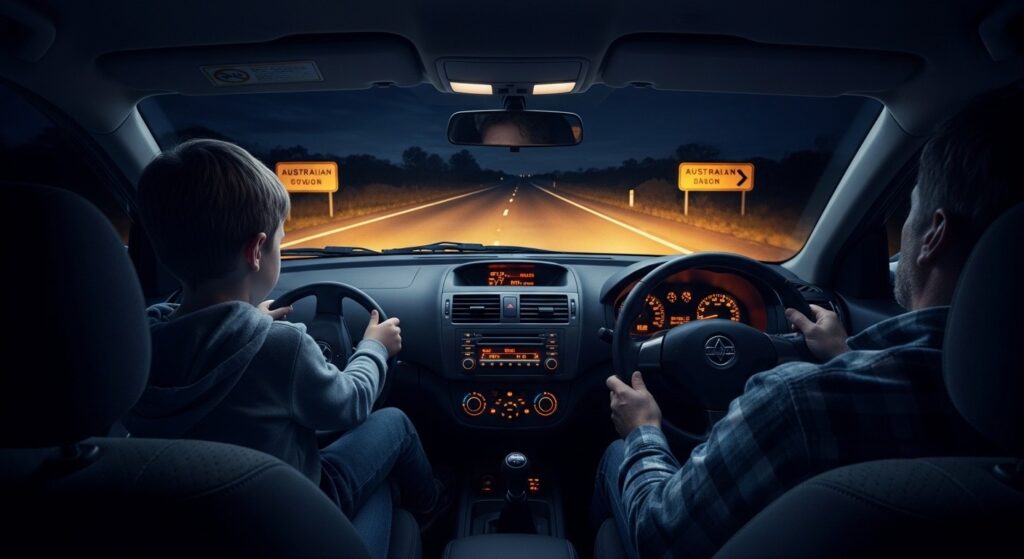 Enfant de 9 Ans au Volant sur Autoroute Australienne : Le Choc