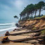 Érosion Côtier près de Royan : Arbres Coupés d&rsquo;Urgence sur la Plage