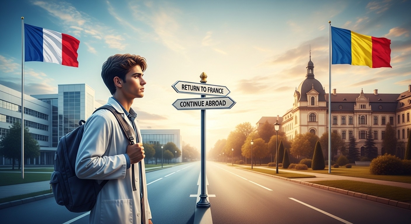 Découvrez les défis du retour en France des étudiants en médecine partis à l'étranger. Parcours, niveau, loi récente et inquiétudes des facultés expliqués en détail.