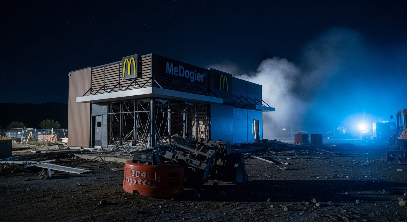Dans la nuit du 4 au 5 mars 2026, un Burger King en construction en Haute-Corse a été visé par une charge explosive. Le maire dénonce une dérive mafieuse. Détails et enquête en cours.