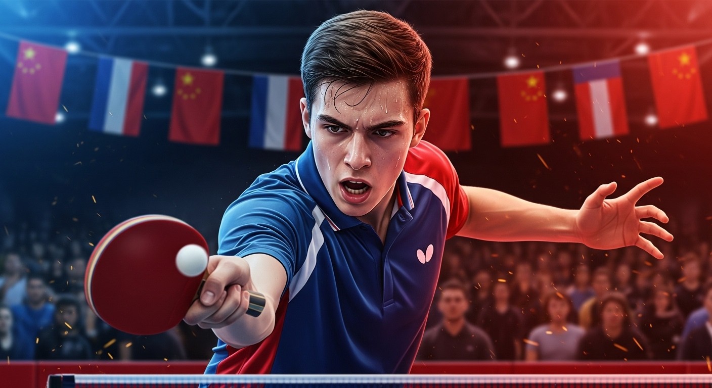 Découvrez la folle remontée de Félix Lebrun qui sauve 3 balles de match et bat Hugo Calderano (n°4) en 7 sets au WTT Champions Chongqing. Mental d'acier !