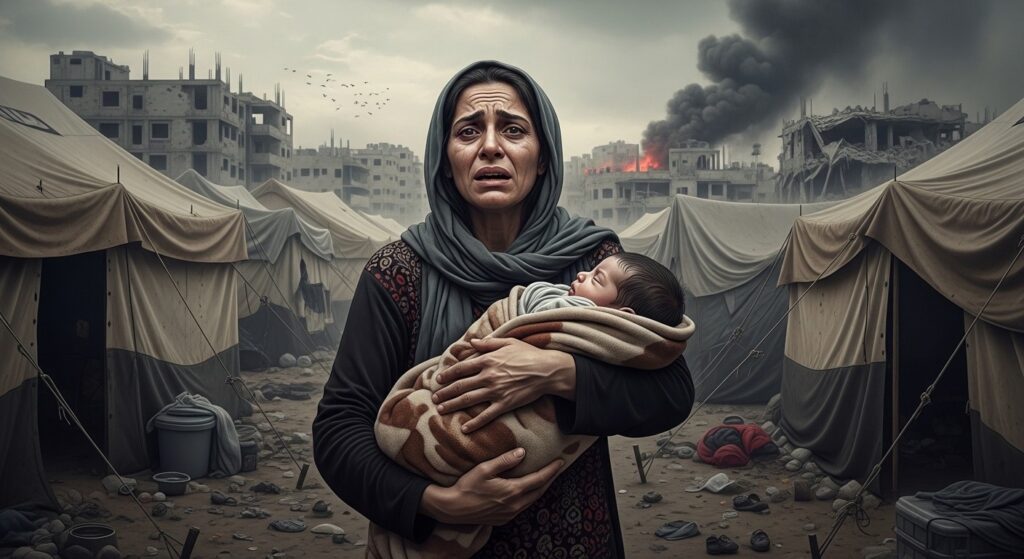 Femmes à Gaza : Au Bord du Précipice Humanitaire