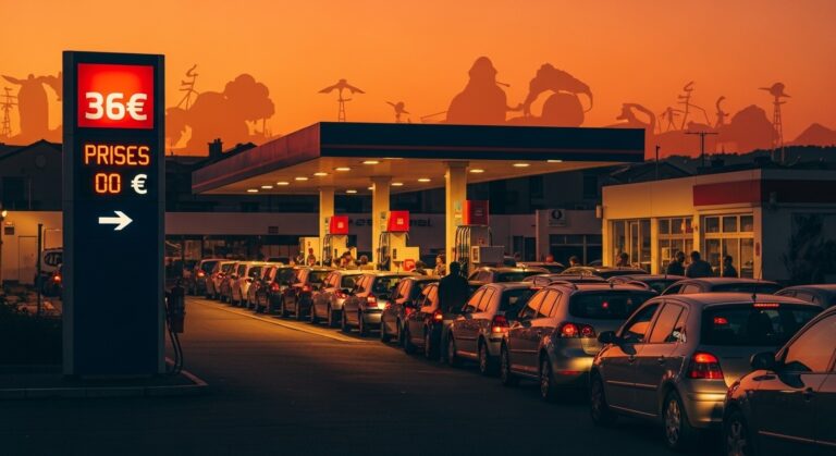 Files d&rsquo;Attente Essence Guerre Iran : Hausse Brutale ?