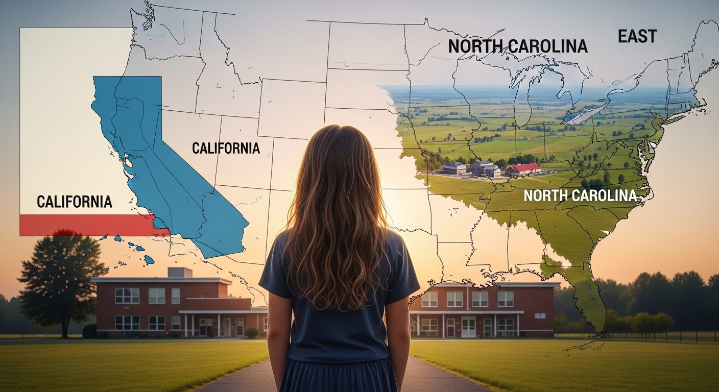 Une enfant disparue à 5 ans en Californie a été localisée saine et sauve à 4300 km, sous une fausse identité, en Caroline du Nord. Un dénouement rare et émouvant après six années d'attente.