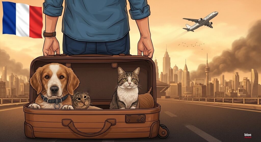 France Facilite Retour Animaux Compagnie Moyen-Orient Guerre