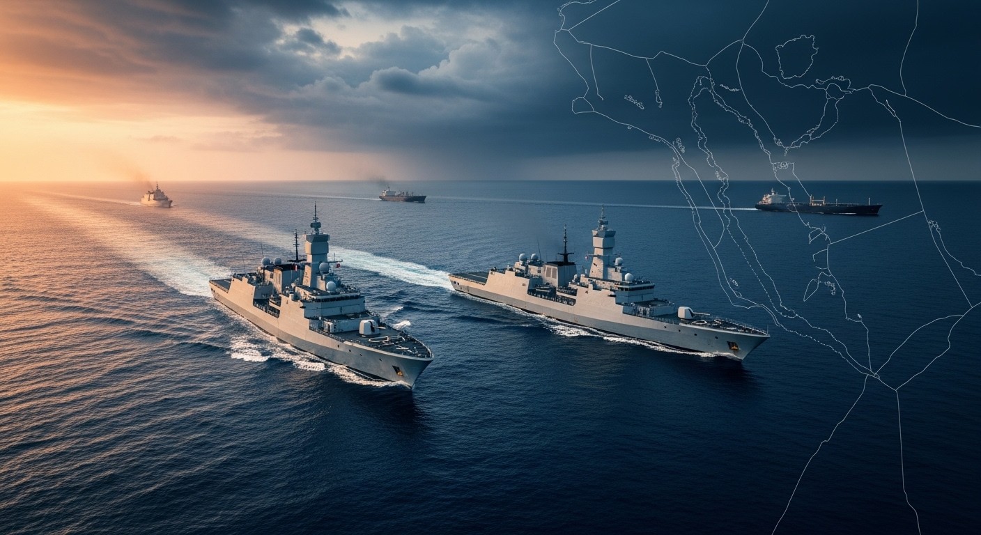 Frappes Iran : l’UE déploie deux navires français supplémentaires dans la mission Aspides en mer Rouge face à l’escalade régionale et aux menaces sur le trafic maritime.