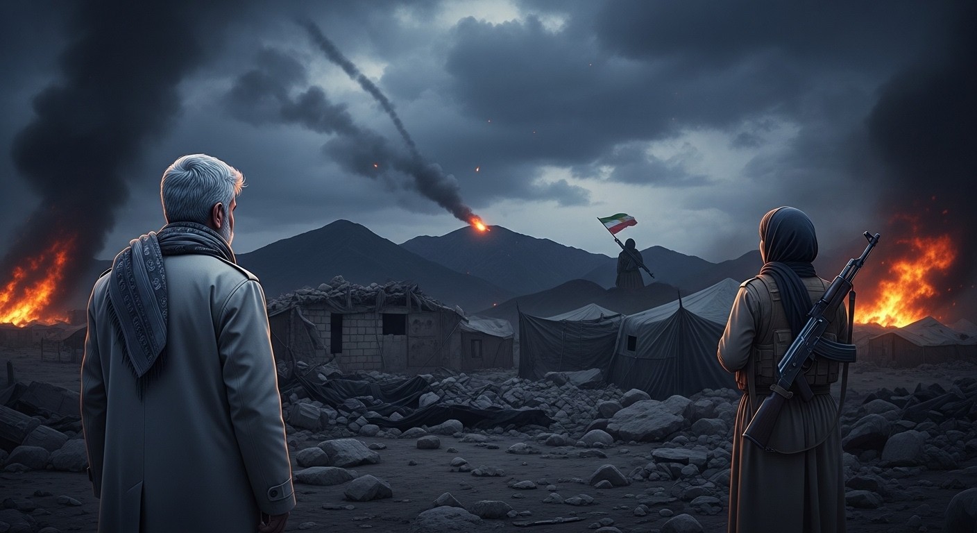 Dans le chaos de la guerre en Iran, les Kurdes iraniens en exil résistent aux frappes incessantes. Leur volonté de renverser le régime semble inébranlable. Découvrez leur réalité sur le terrain.