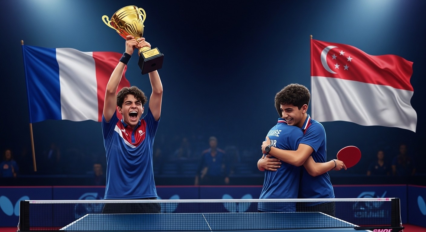 Les frères Lebrun marquent l'histoire du tennis de table français avec leur première victoire en double au Grand Smash de Singapour. Une performance impressionnante contre les Chinois et un parcours inspirant.