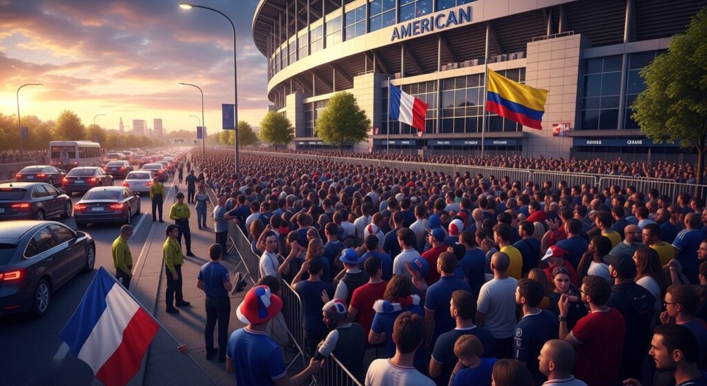 Galères des Supporters à Washington : Entrée Chaotique pour Colombie-France