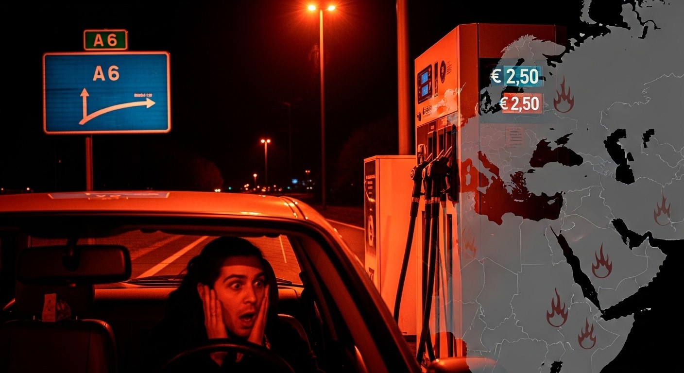 En pleine guerre en Iran, le gazole atteint 2,50 €/L sur l'A6 ! Découvrez pourquoi les prix flambent et comment les automobilistes réagissent face à cette hausse choc.