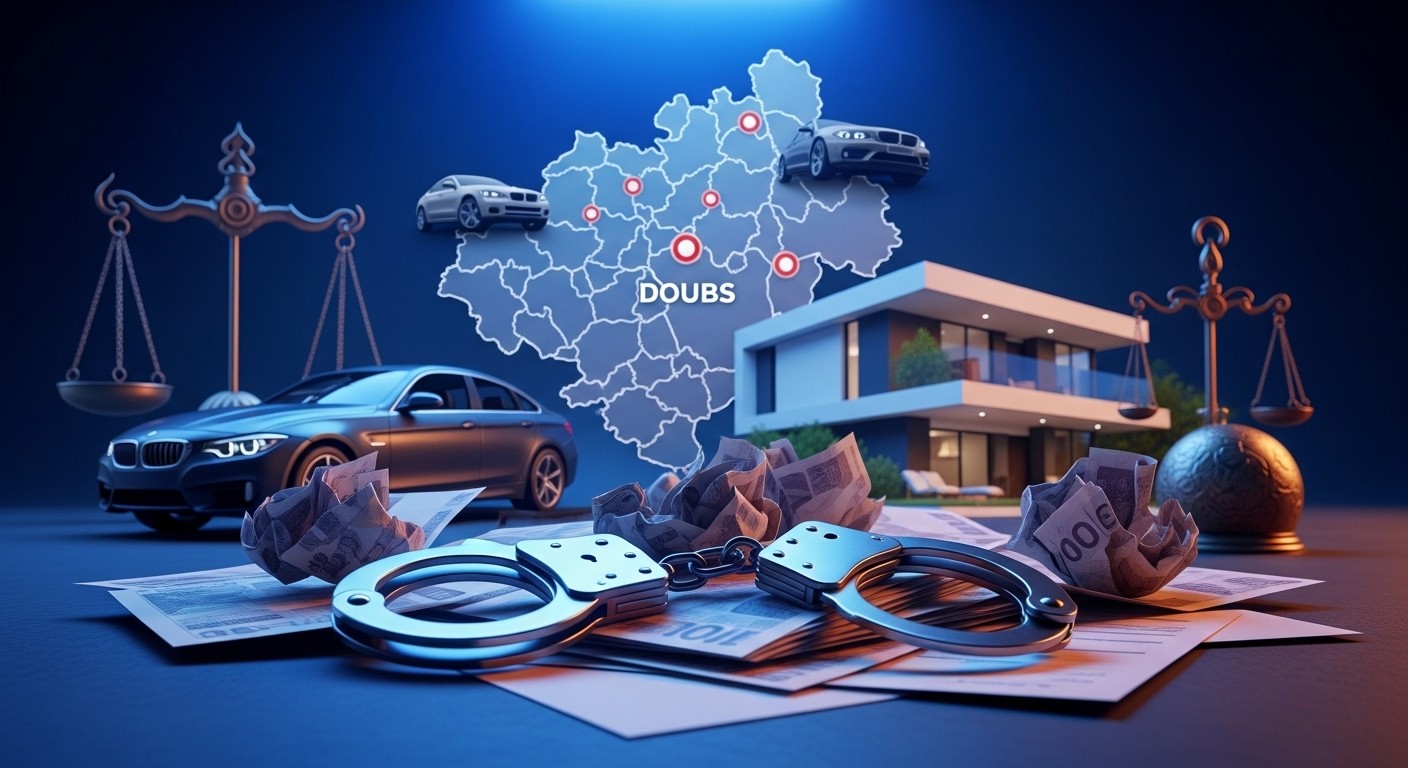 Découvrez comment la gendarmerie du Doubs a saisi près de 7,5 millions d'euros d'avoirs criminels en 2025, record national contre travail illégal et fraudes. Une cellule innovante change la donne !