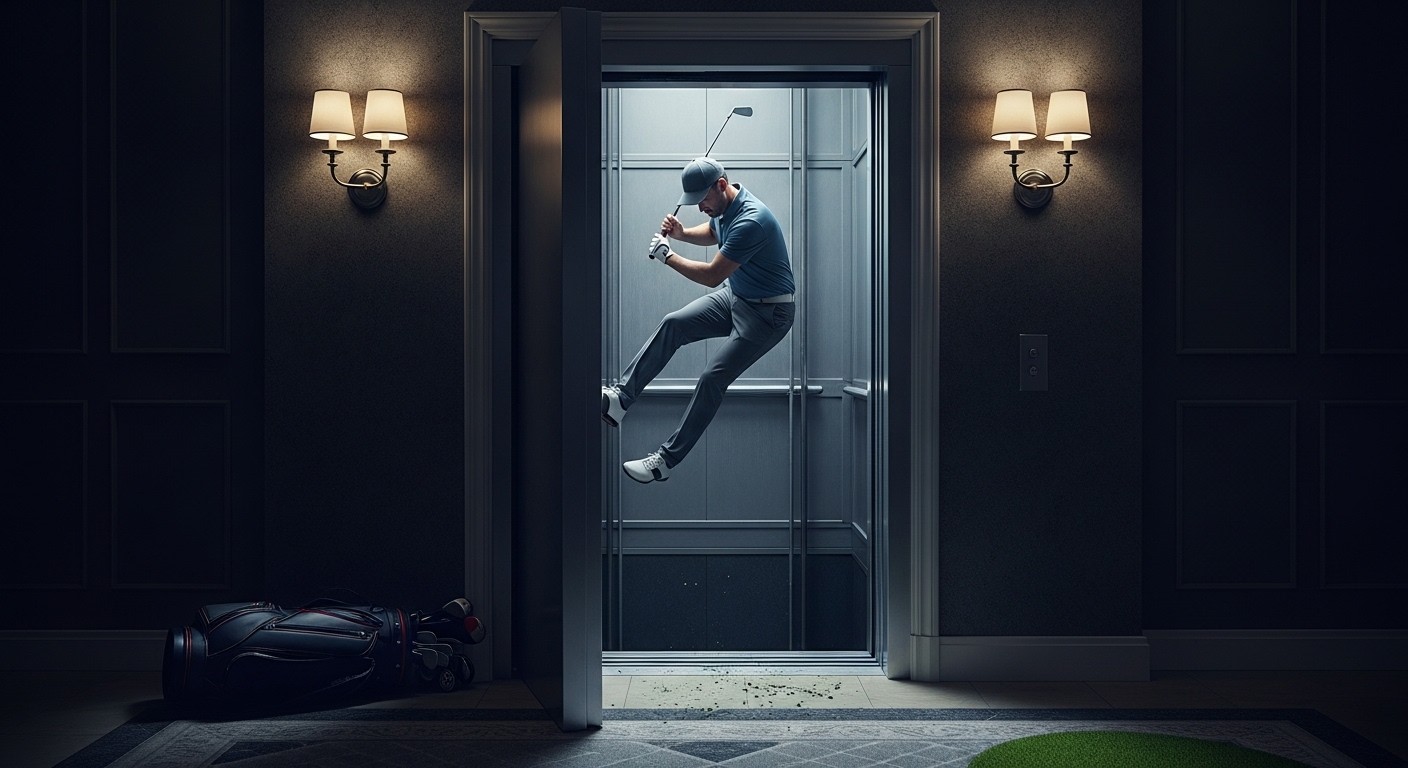 Un golfeur pro chute de trois étages dans un ascenseur défectueux avant un tournoi majeur. Fractures multiples et longue rééducation : découvrez les détails de cet accident choquant.