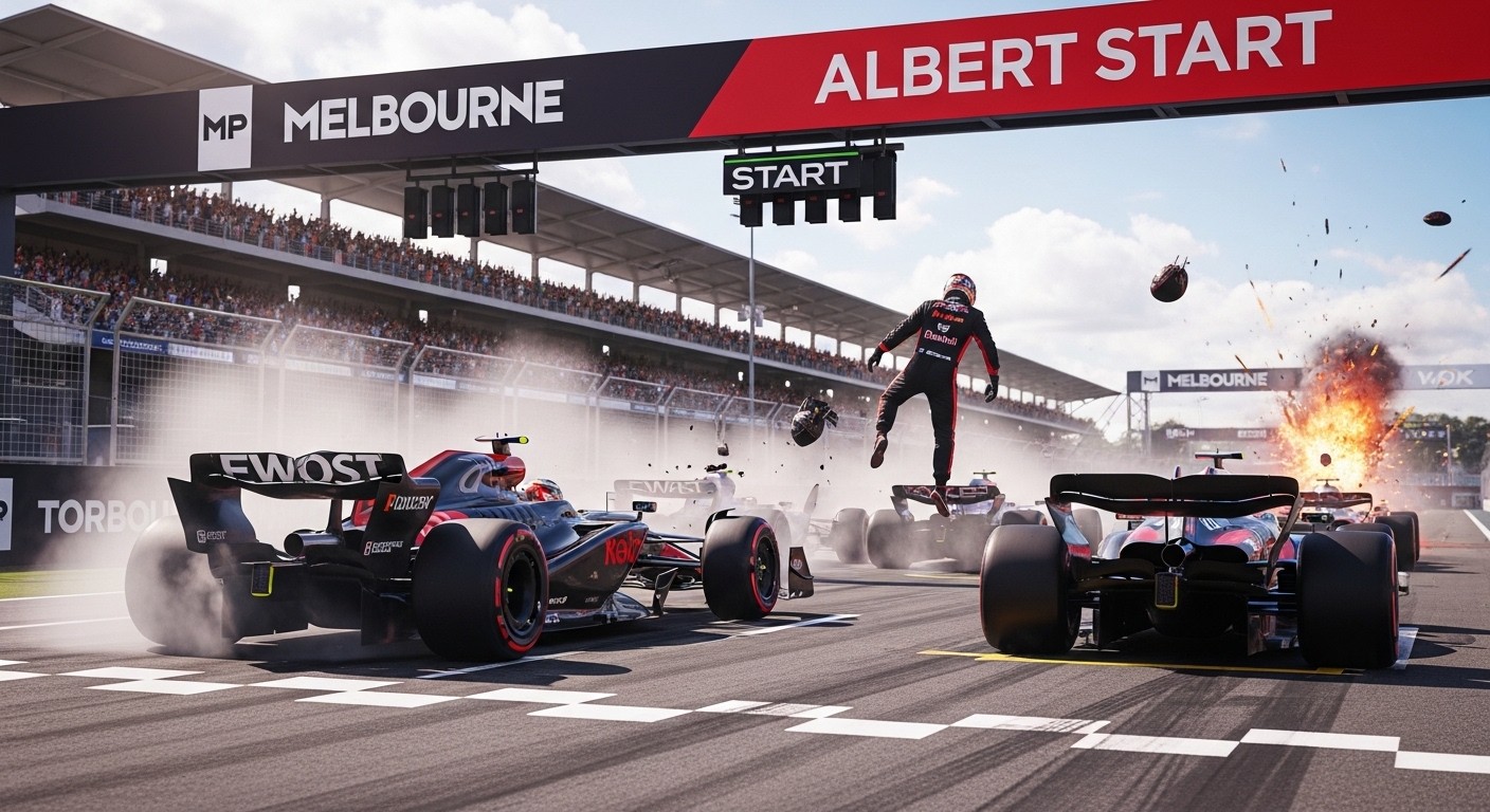 Découvrez les moments forts du départ explosif du GP d'Australie 2026 : raté d'Antonelli, regrets d'Hadjar, envol parfait de Leclerc. Analyse complète des enseignements pour la nouvelle ère F1 !
