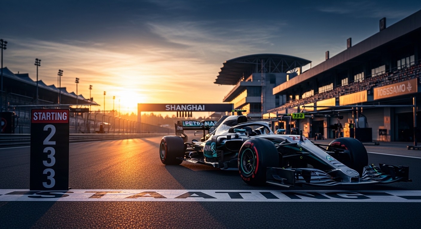 Découvrez la grille de départ du GP de Chine F1 2026 avec Kimi Antonelli en pole position record à 19 ans. Gasly 7e, Hadjar 9e : analyse et enjeux avant la course !